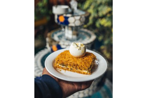 کنافه بستنی عربی